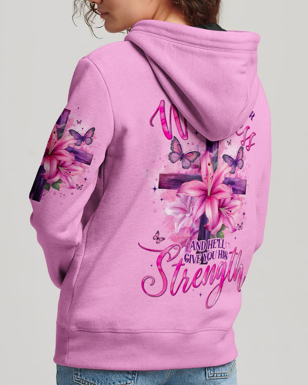 Give God Your Weakness Women's All Over Print Shirt - Tyqy2404252