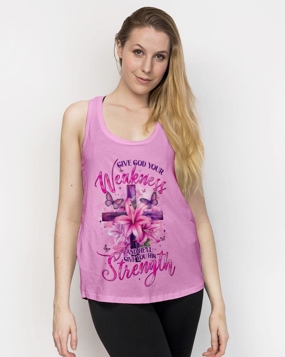 Give God Your Weakness Women's All Over Print Shirt - Tyqy2404252