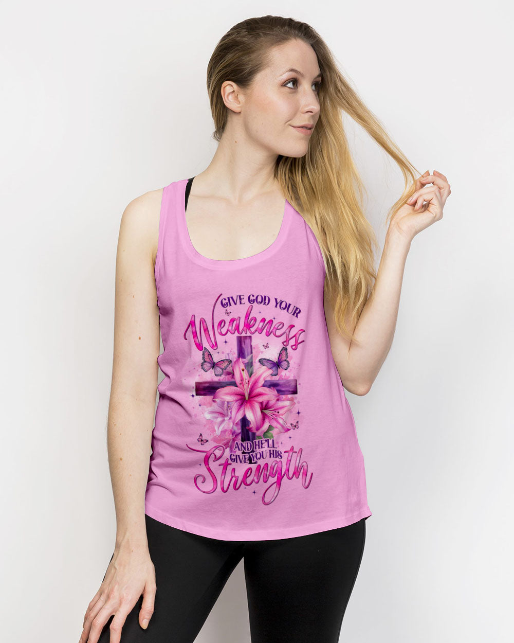 Give God Your Weakness Women's All Over Print Shirt - Tyqy2404252