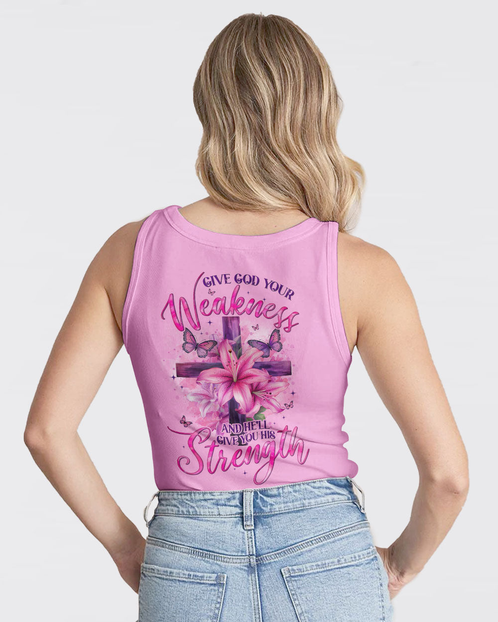 Give God Your Weakness Women's All Over Print Shirt - Tyqy2404252