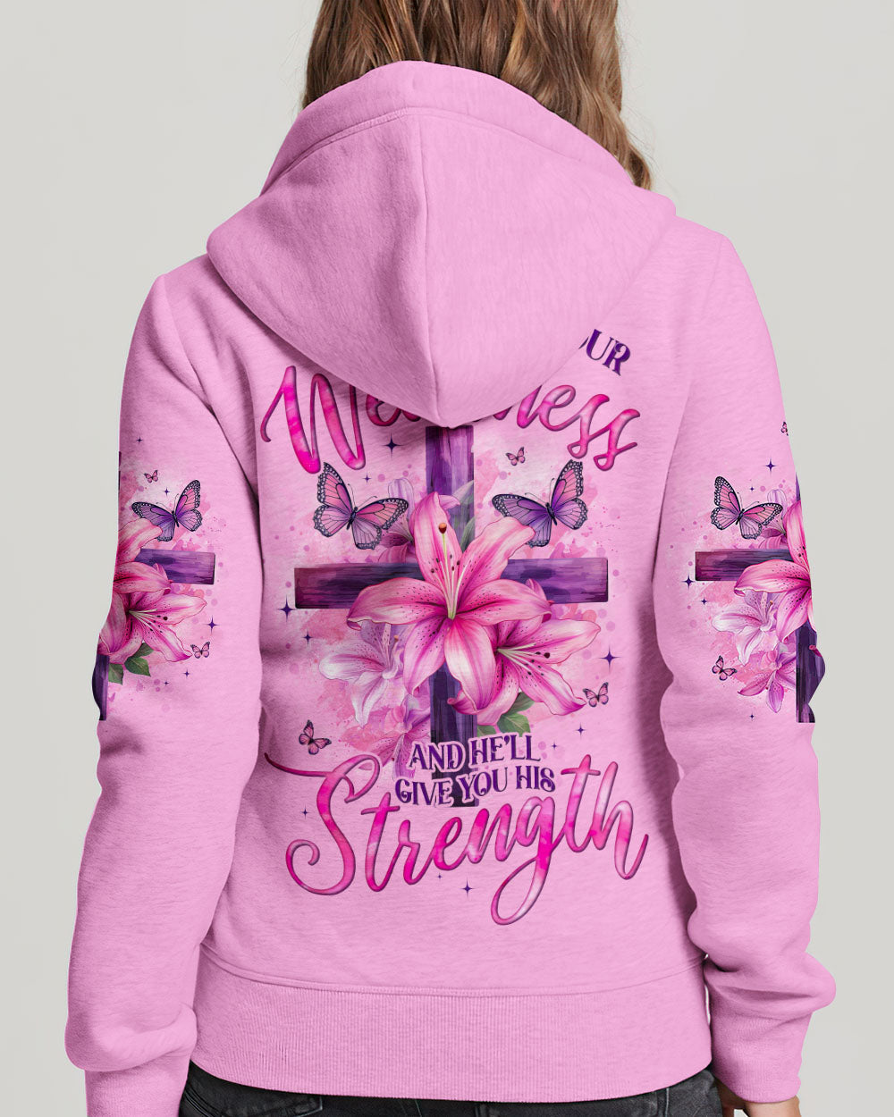 Give God Your Weakness Women's All Over Print Shirt - Tyqy2404252