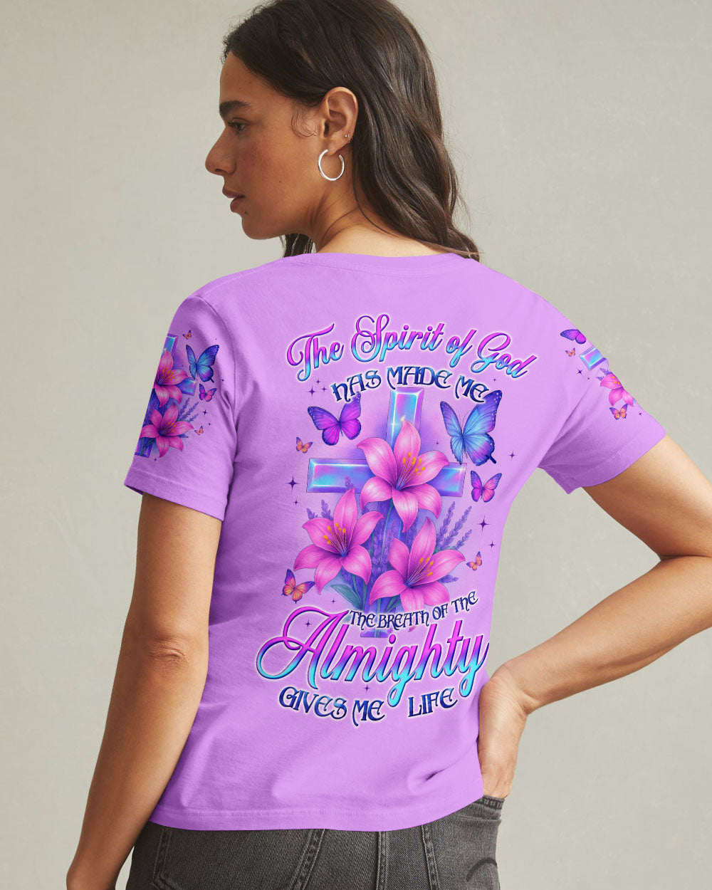 The Spirit Of God Has Made Me Women's All Over Print Shirt - Tyqy2604251