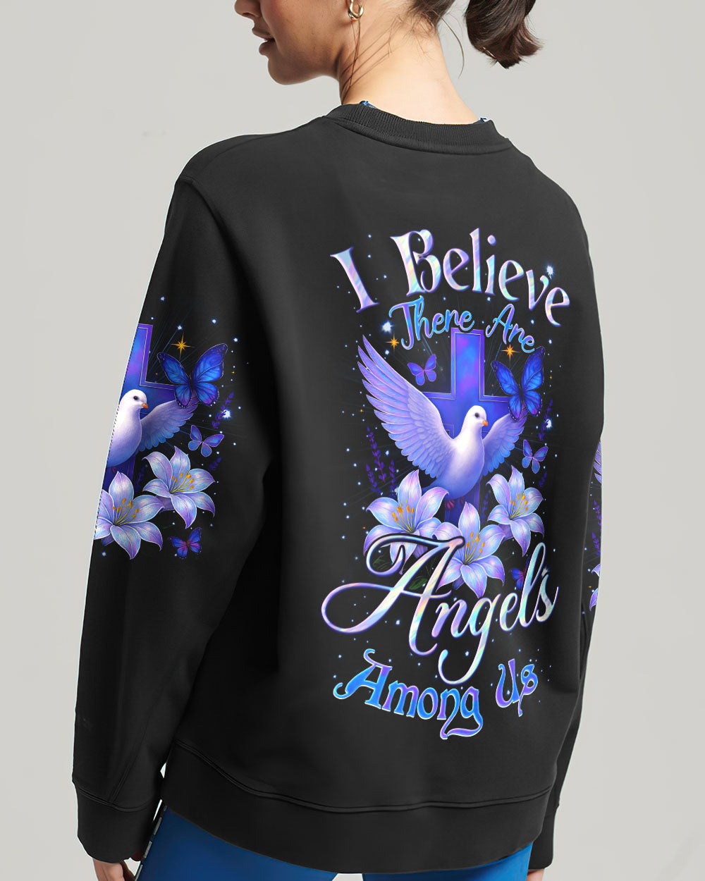 I Believe There Are Angels Among Us Dove Women's All Over Print Shirt - Tyqy2804252