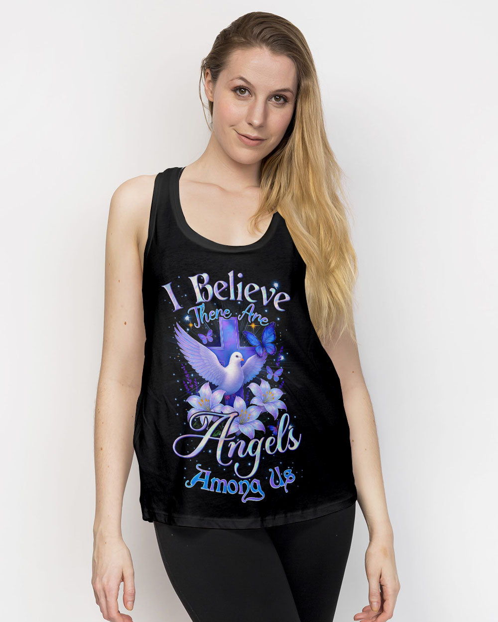 I Believe There Are Angels Among Us Dove Women's All Over Print Shirt - Tyqy2804252