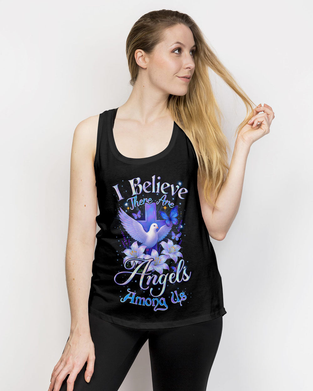 I Believe There Are Angels Among Us Dove Women's All Over Print Shirt - Tyqy2804252