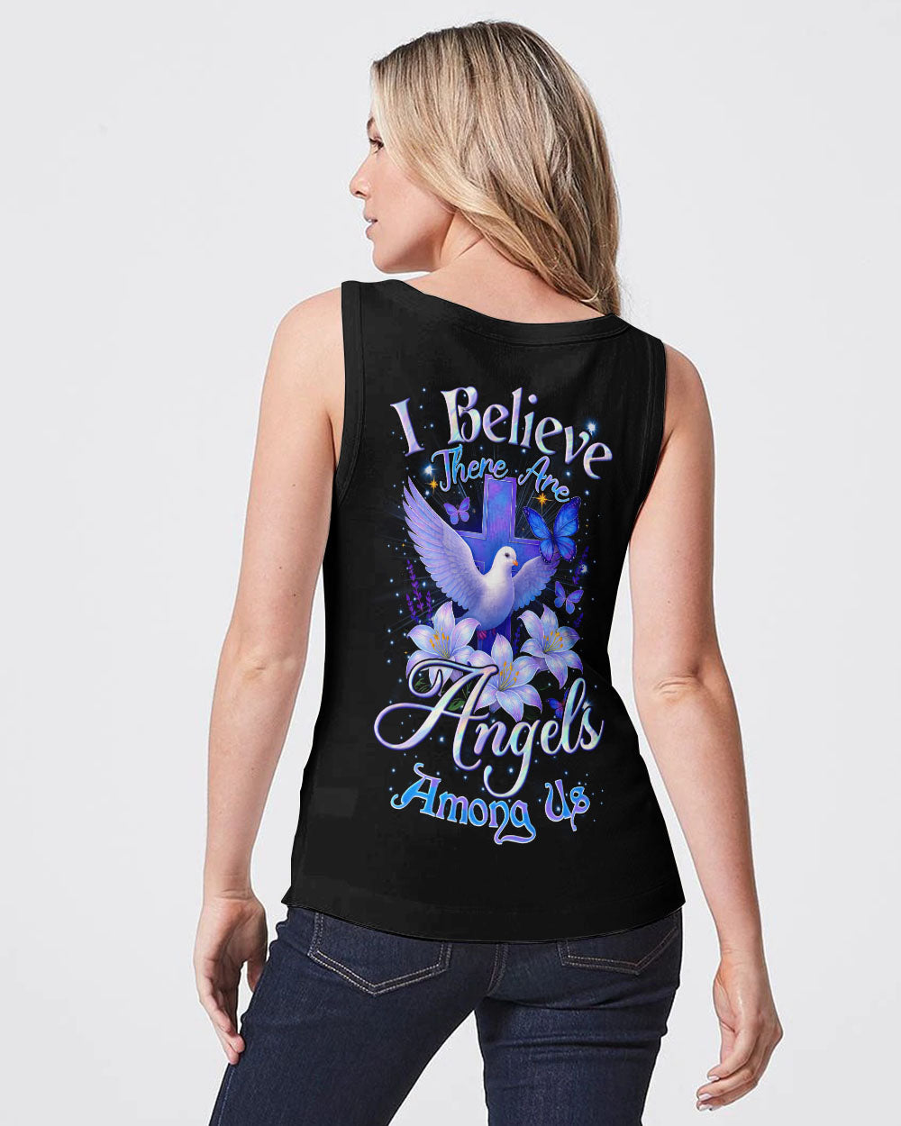 I Believe There Are Angels Among Us Dove Women's All Over Print Shirt - Tyqy2804252