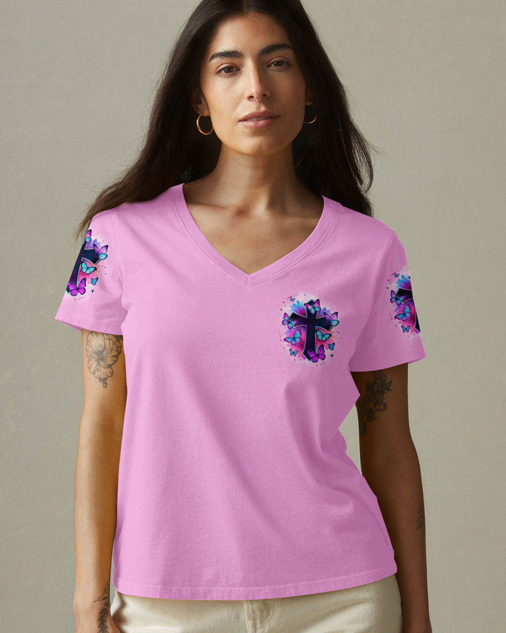 I Am Blessed Women's All Over Print Shirt - Tyqy3005251