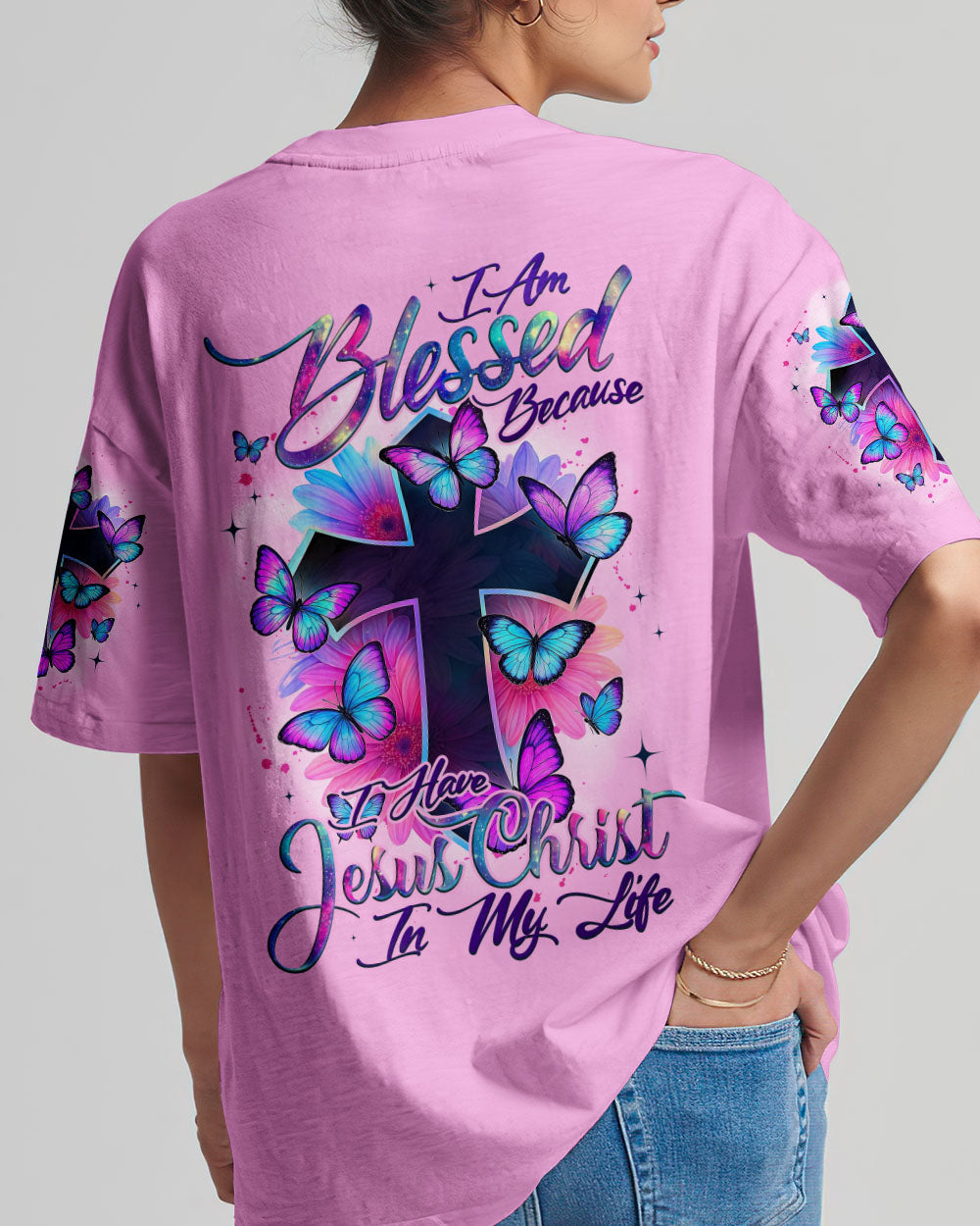 I Am Blessed Women's All Over Print Shirt - Tyqy3005251