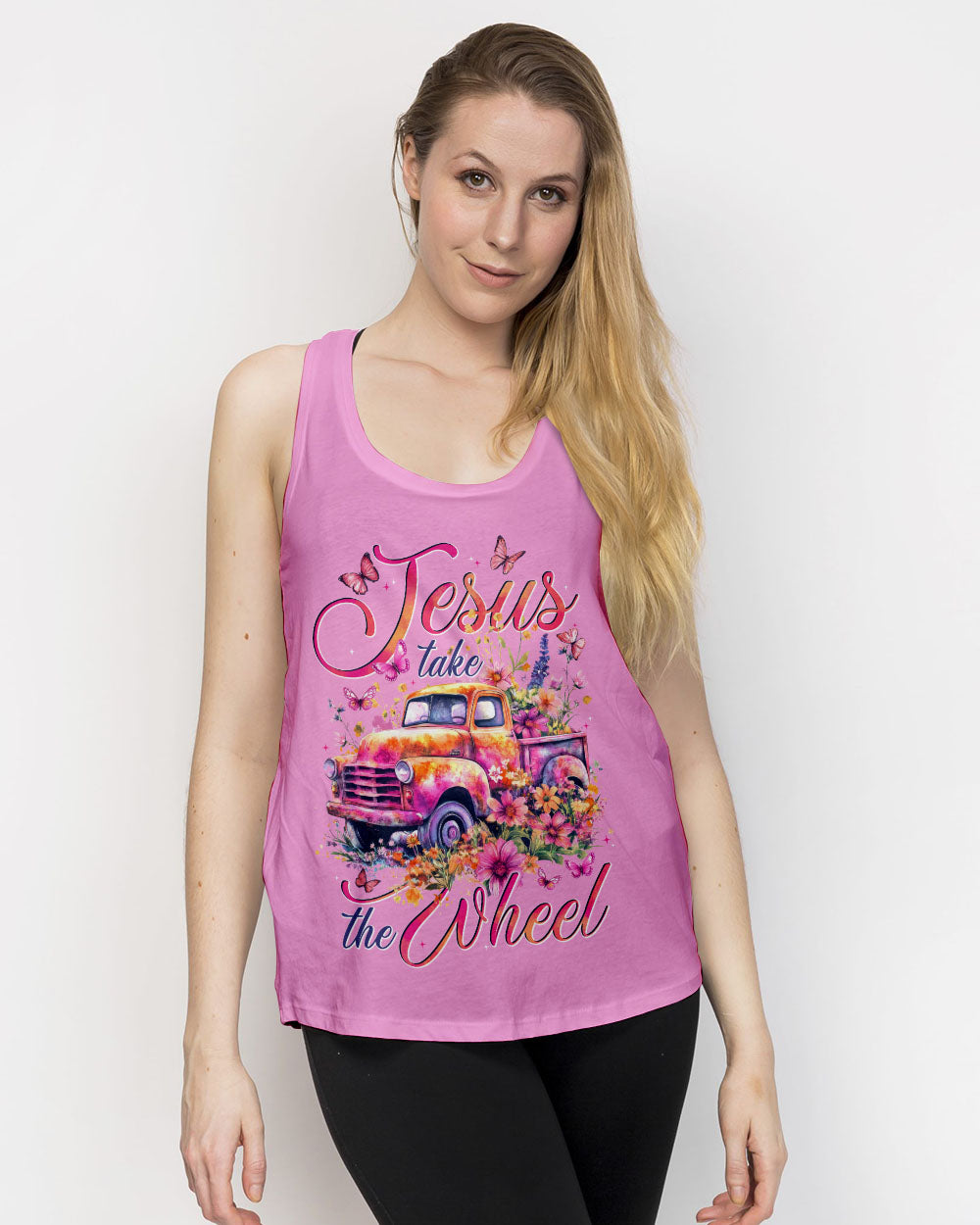 Jesus Take The Wheel Women's All Over Print Shirt - Tytd0905251