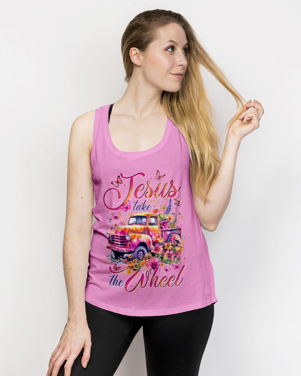 Jesus Take The Wheel Women's All Over Print Shirt - Tytd0905251