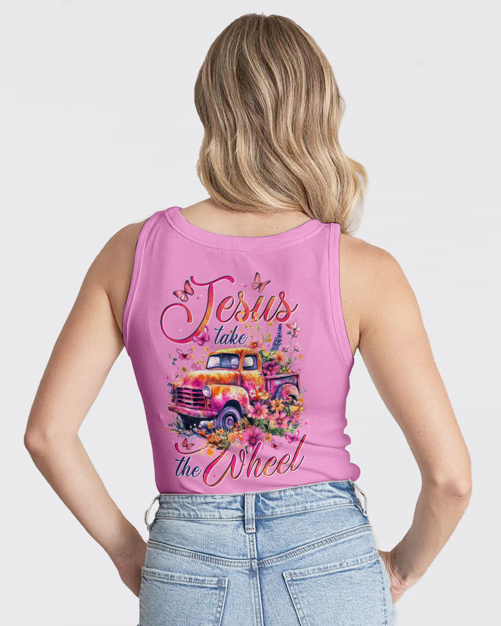 Jesus Take The Wheel Women's All Over Print Shirt - Tytd0905251