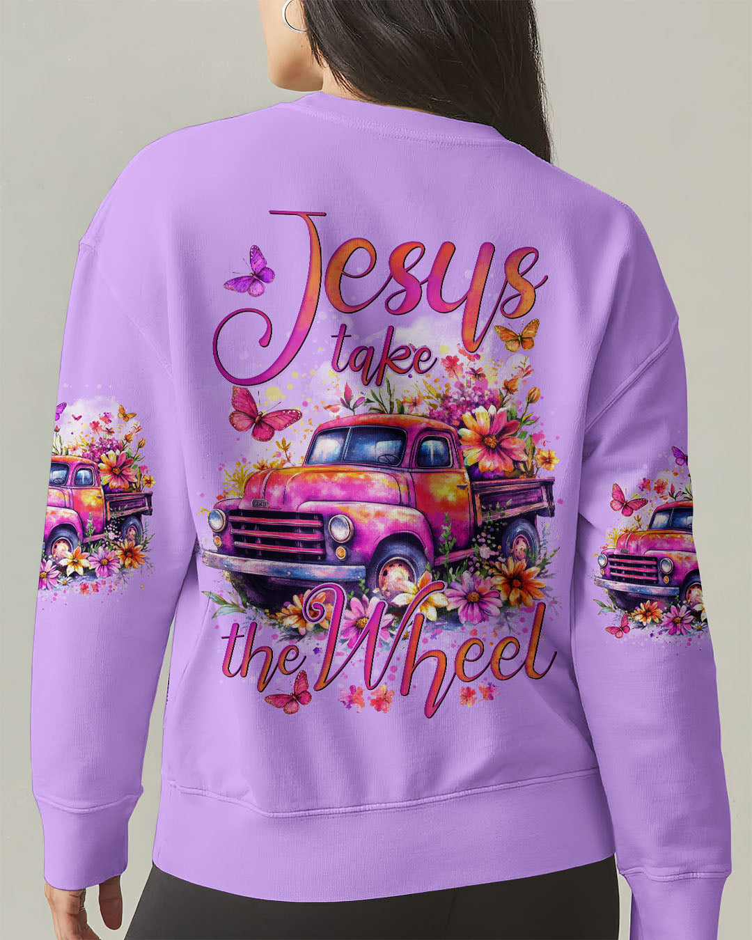 Jesus Take The Wheel Women's All Over Print Shirt - Tytd1206251