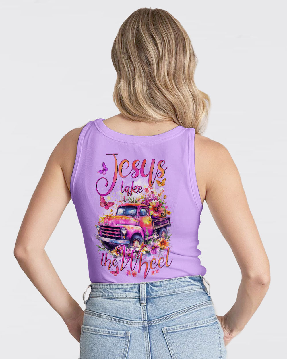 Jesus Take The Wheel Women's All Over Print Shirt - Tytd1206251