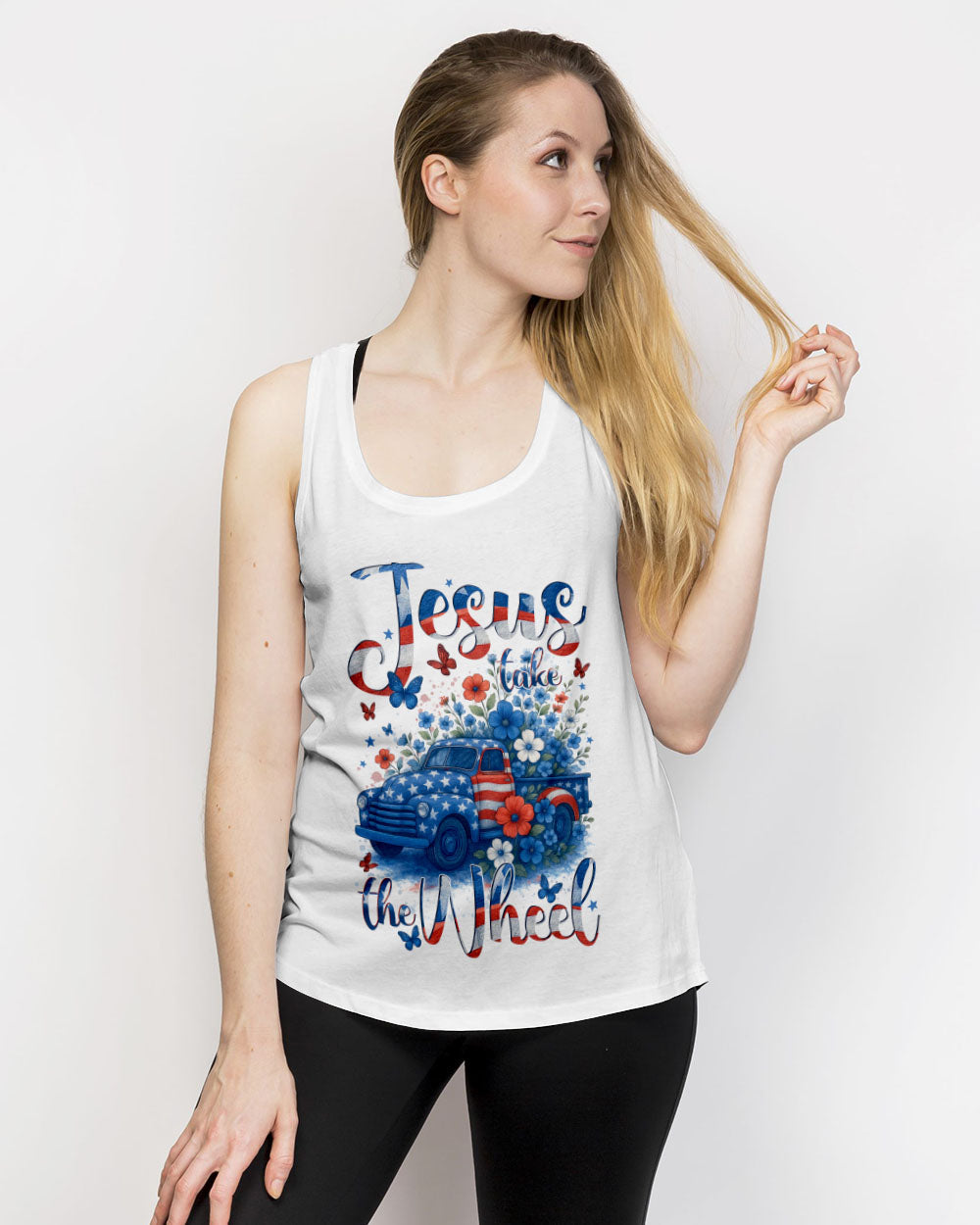 Jesus Take The Wheel Women's All Over Print Shirt - Tytd1505241