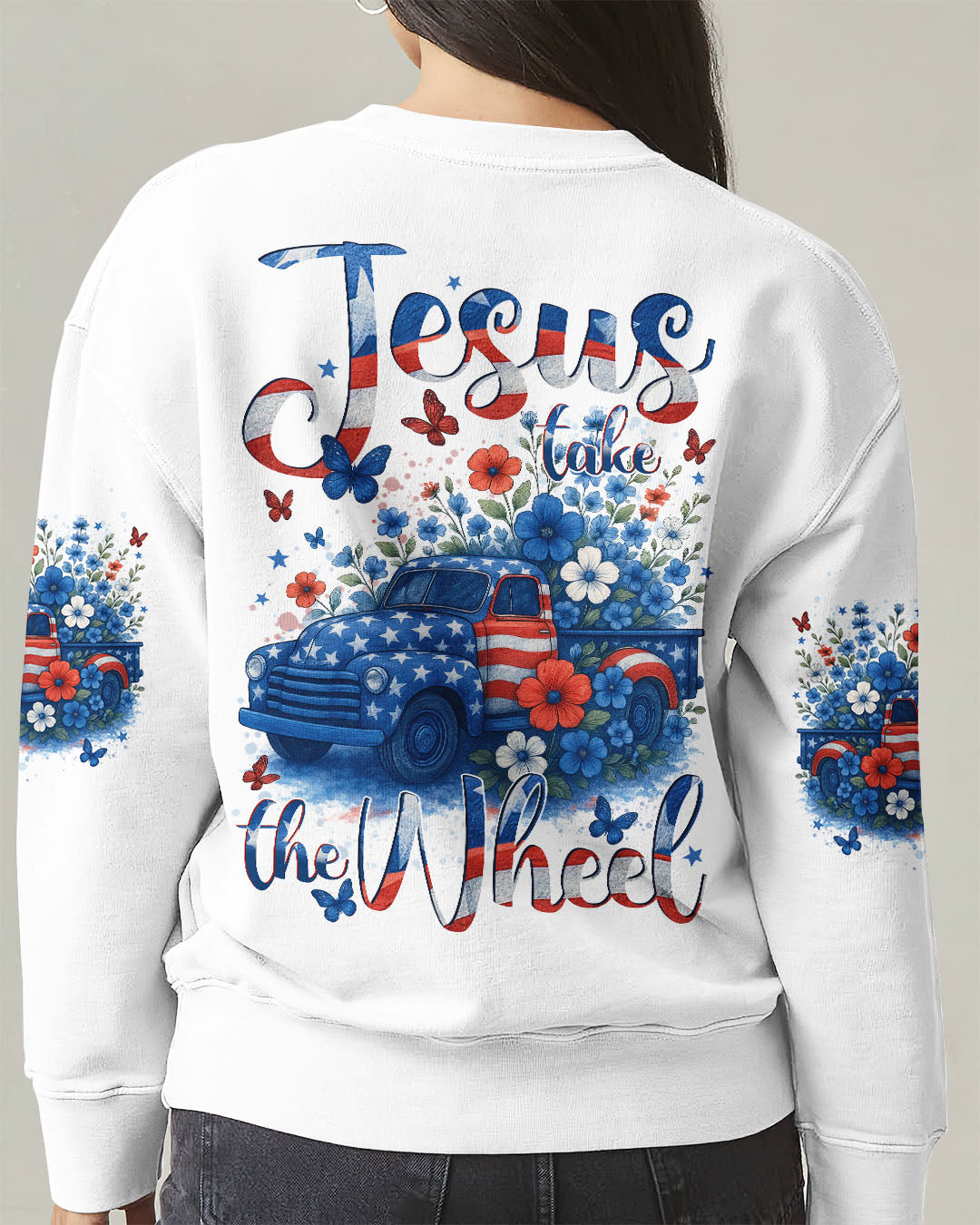 Jesus Take The Wheel Women's All Over Print Shirt - Tytd1505241