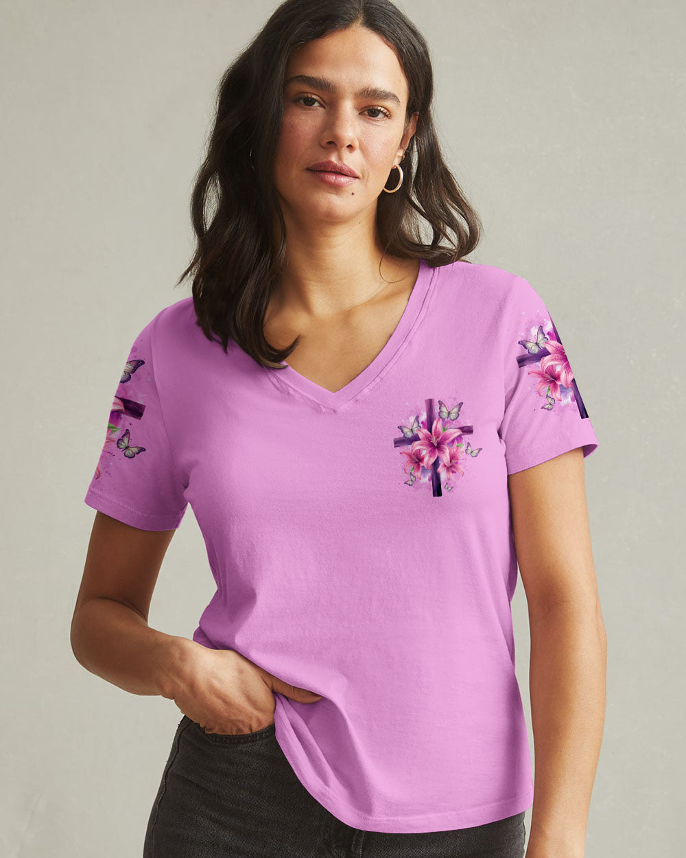 Don't Worry God Is In Control Women's All Over Print Shirt - Tytd1905251