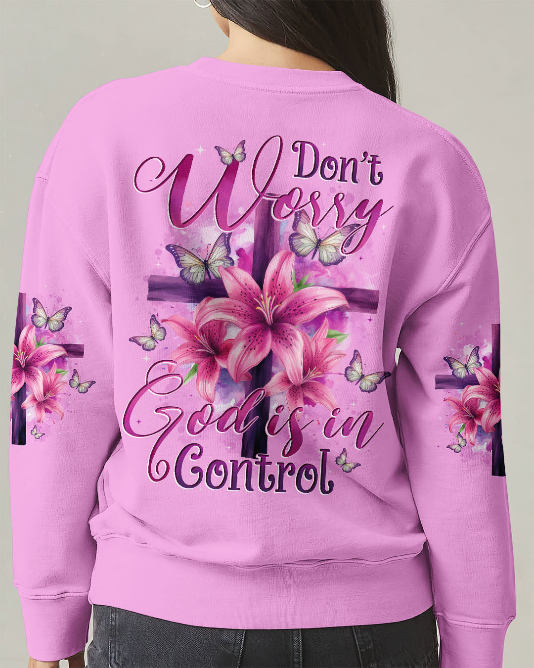 Don't Worry God Is In Control Women's All Over Print Shirt - Tytd1905251