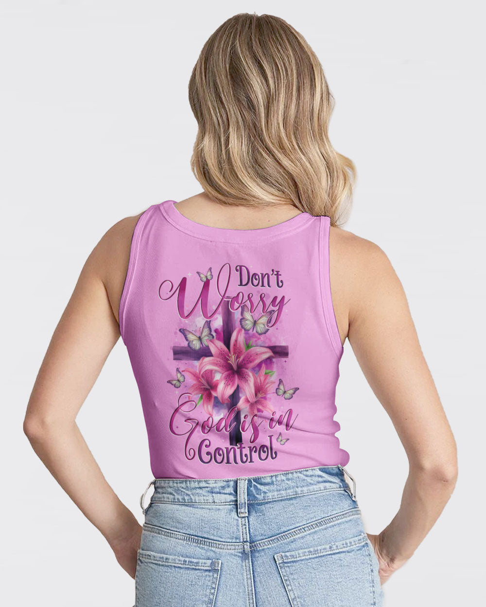 Don't Worry God Is In Control Women's All Over Print Shirt - Tytd1905251