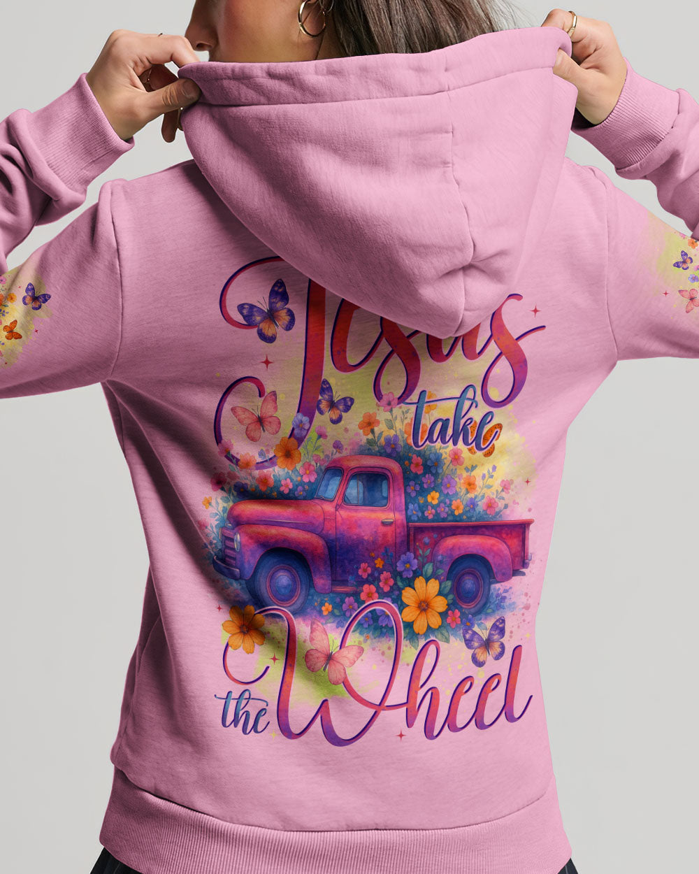 Jesus Take The Wheel Women's All Over Print Shirt - Tytd2005252