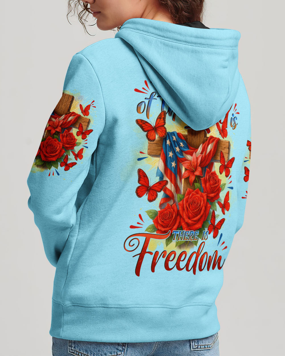 There Is Freedom Women's All Over Print Shirt - Tytd2105251
