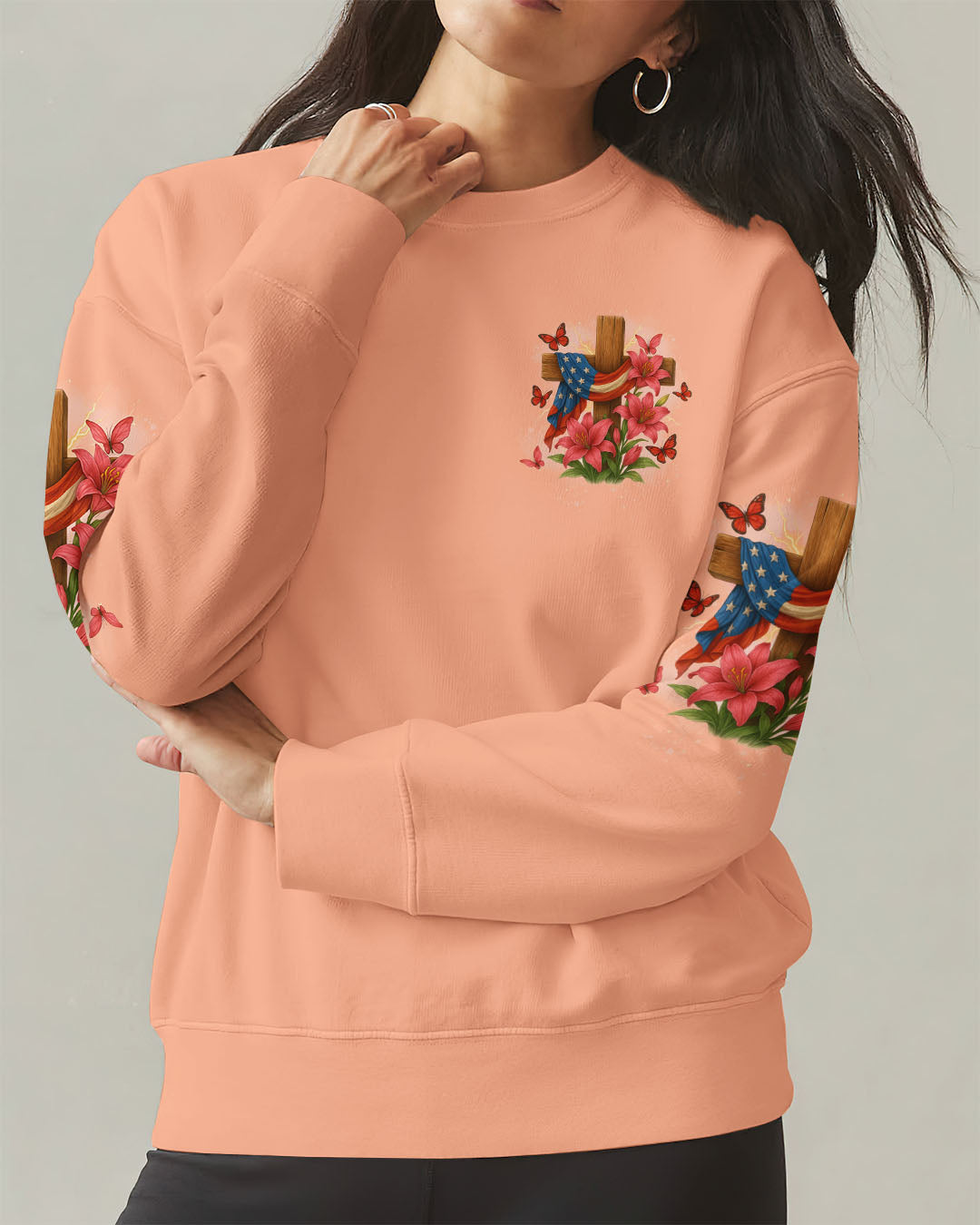 She Loves Jesus Women's All Over Print Shirt - Tytd2205252