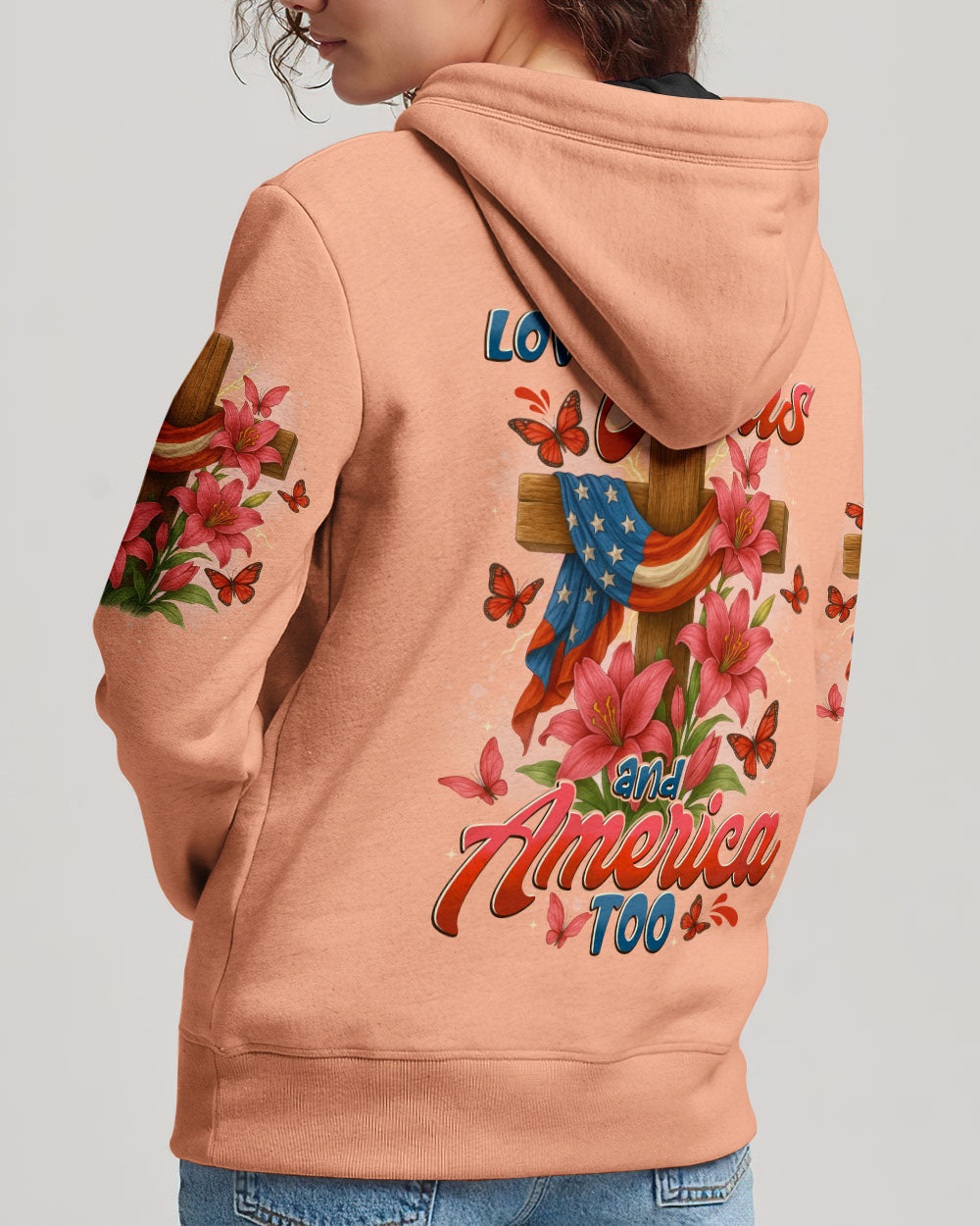 She Loves Jesus Women's All Over Print Shirt - Tytd2205252