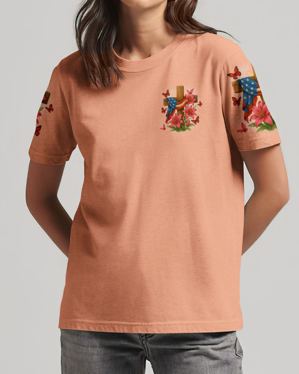 She Loves Jesus Women's All Over Print Shirt - Tytd2205252