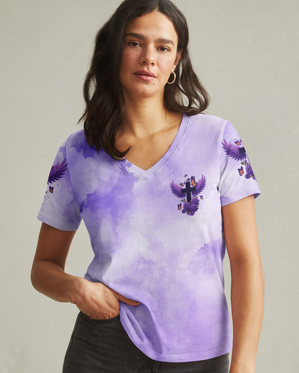 Lord Stood With Me Women's All Over Print Shirt - Tytd2605251