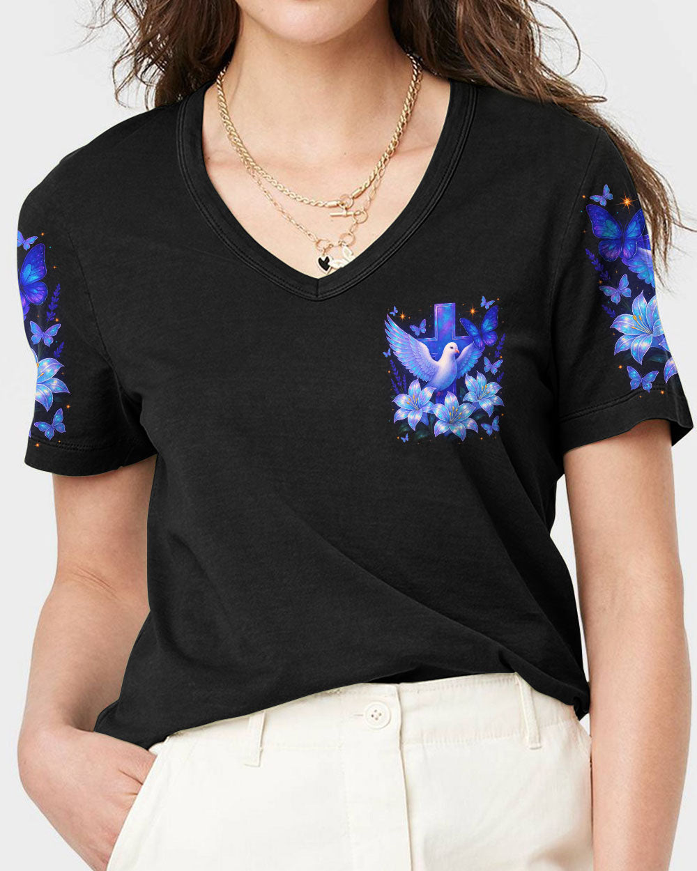 God Will Put His Angels In Charge Of You Women's All Over Print Shirt - Tytm0206253