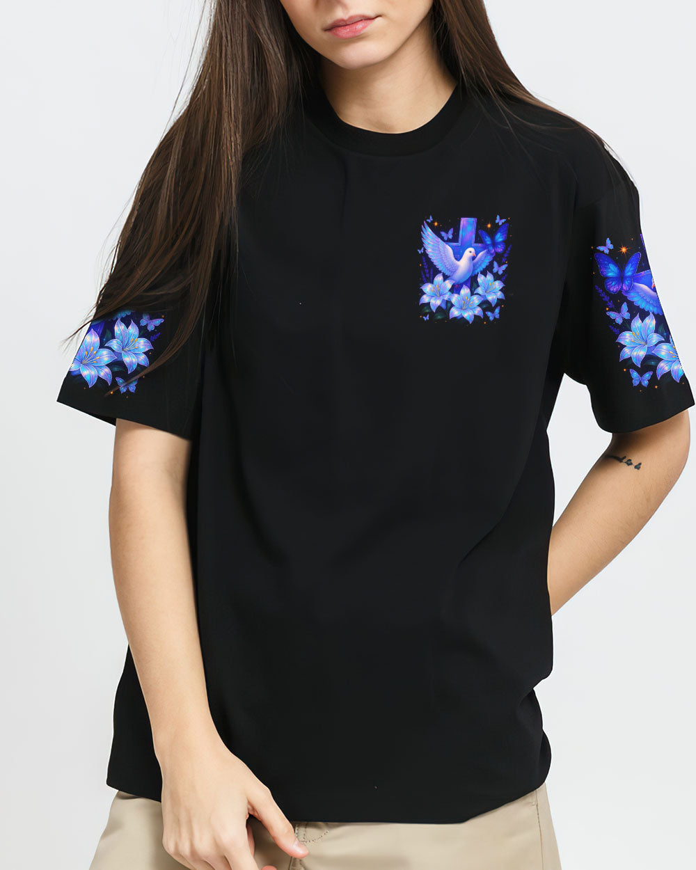 God Will Put His Angels In Charge Of You Women's All Over Print Shirt - Tytm0206253