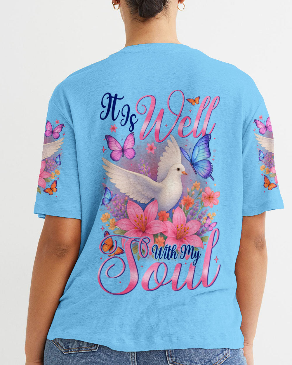 It Is Well With My Soul Dove Women's All Over Print Shirt - Tytm0505254