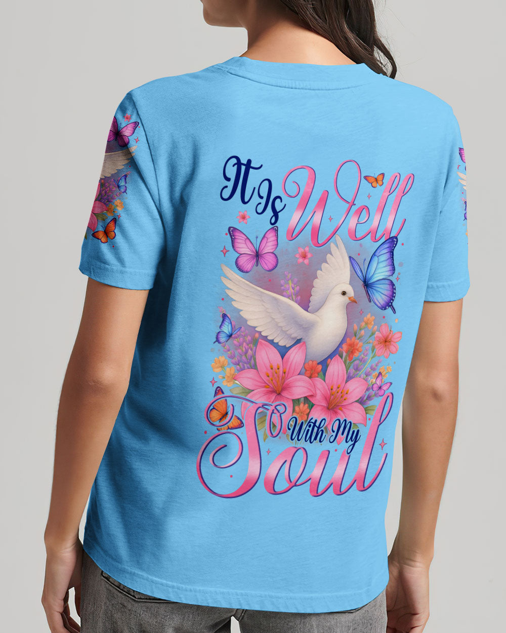 It Is Well With My Soul Dove Women's All Over Print Shirt - Tytm0505254