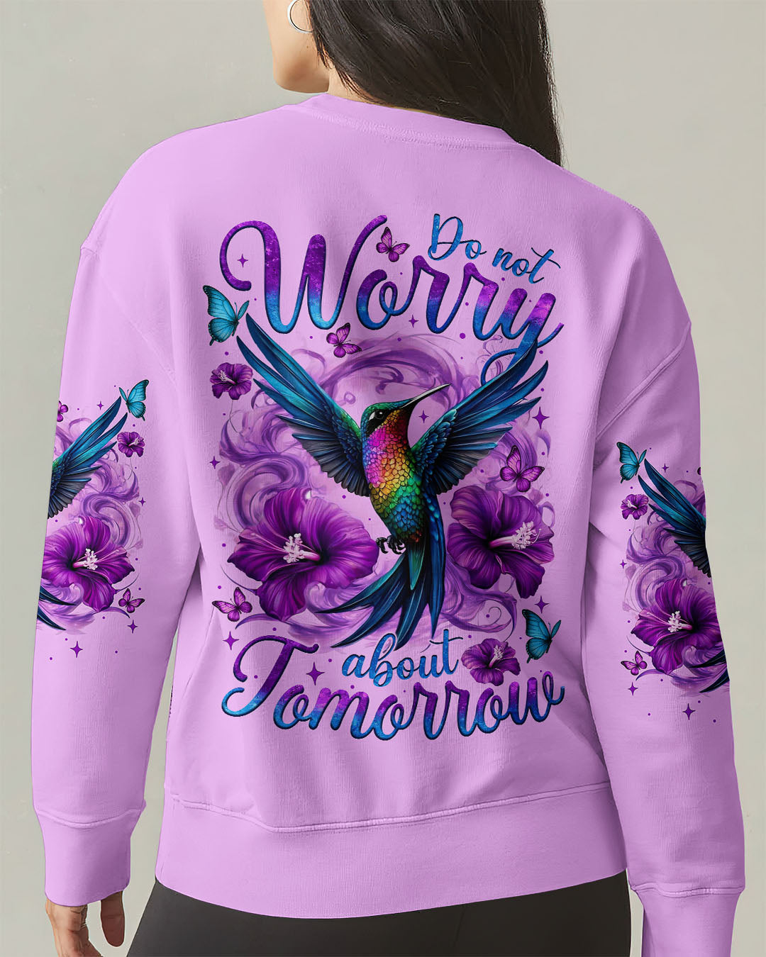 Don't Worry About Tomorrow Hummingbird Women's All Over Print Shirt - Tytm0605253