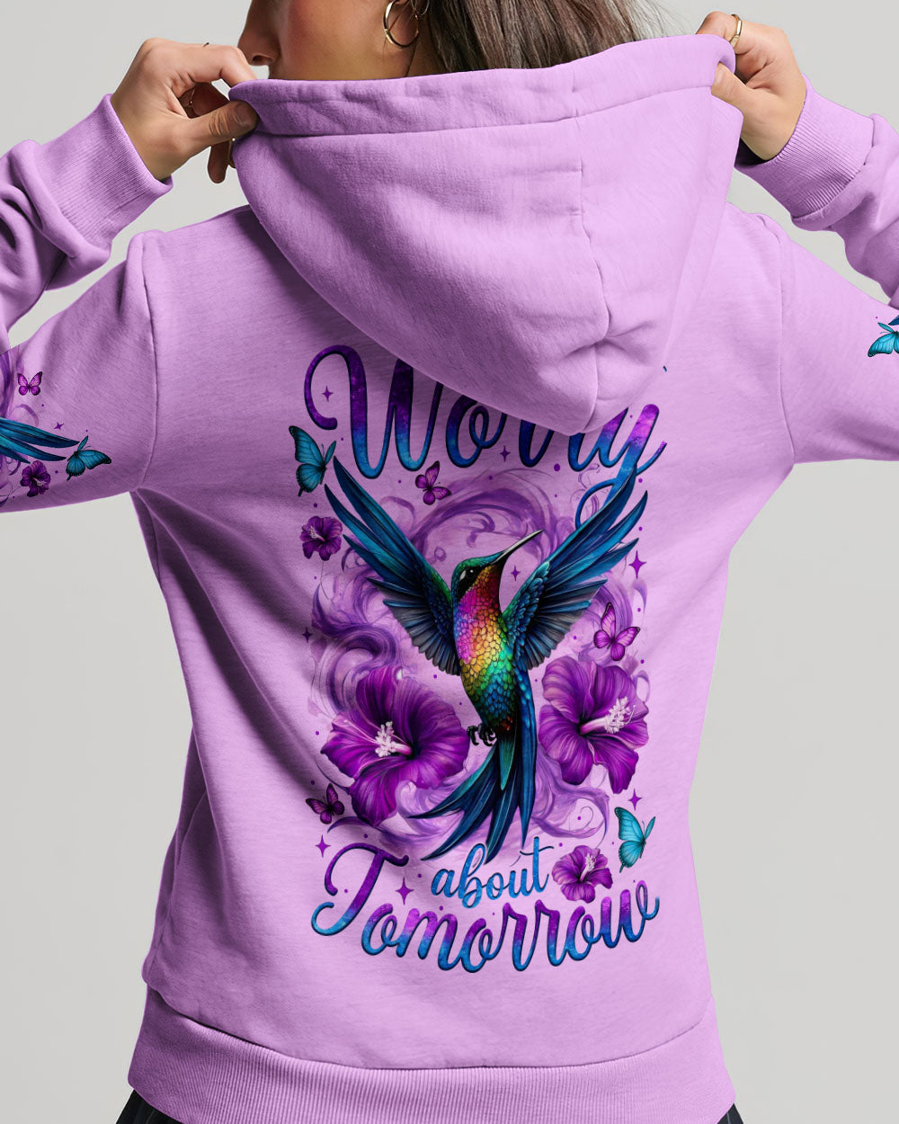 Don't Worry About Tomorrow Hummingbird Women's All Over Print Shirt - Tytm0605253