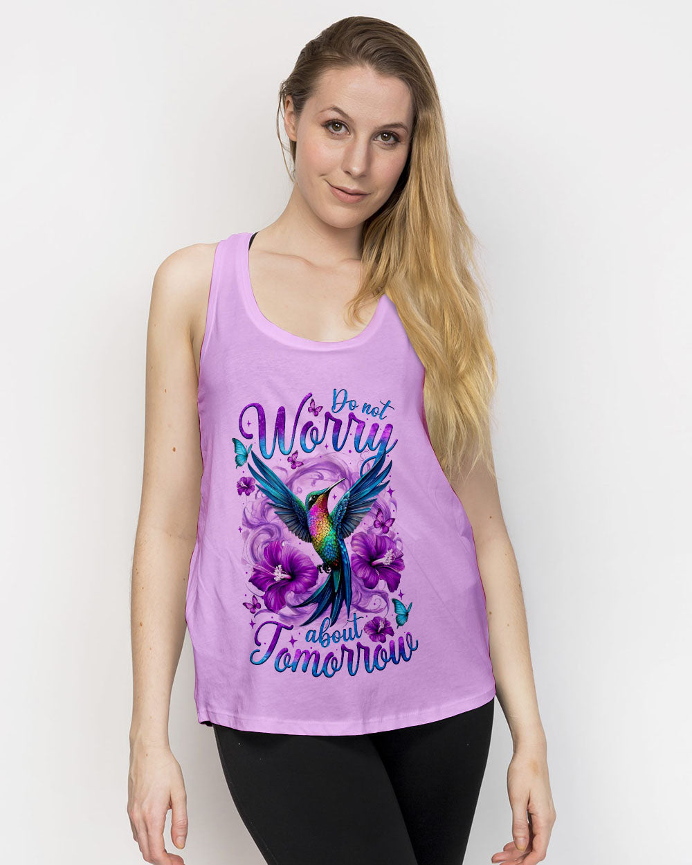 Don't Worry About Tomorrow Hummingbird Women's All Over Print Shirt - Tytm0605253