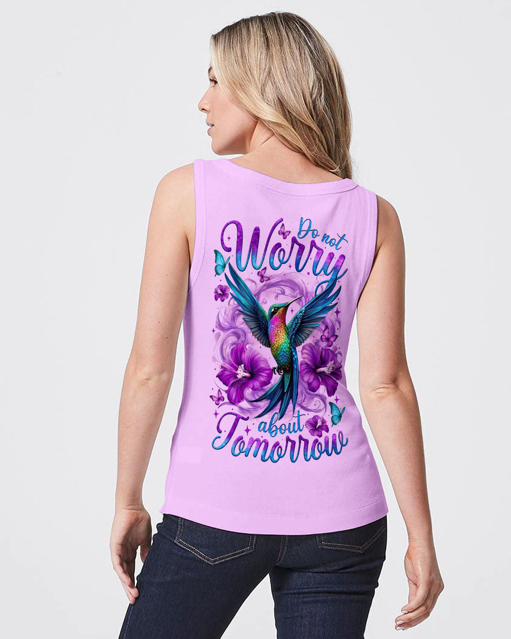 Don't Worry About Tomorrow Hummingbird Women's All Over Print Shirt - Tytm0605253