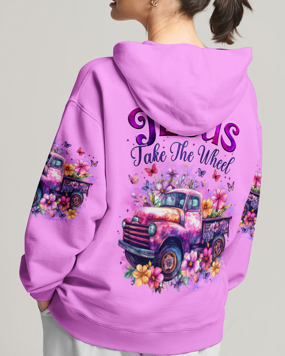 Jesus Take The Wheel Women's All Over Print Shirt - Tytm0905252