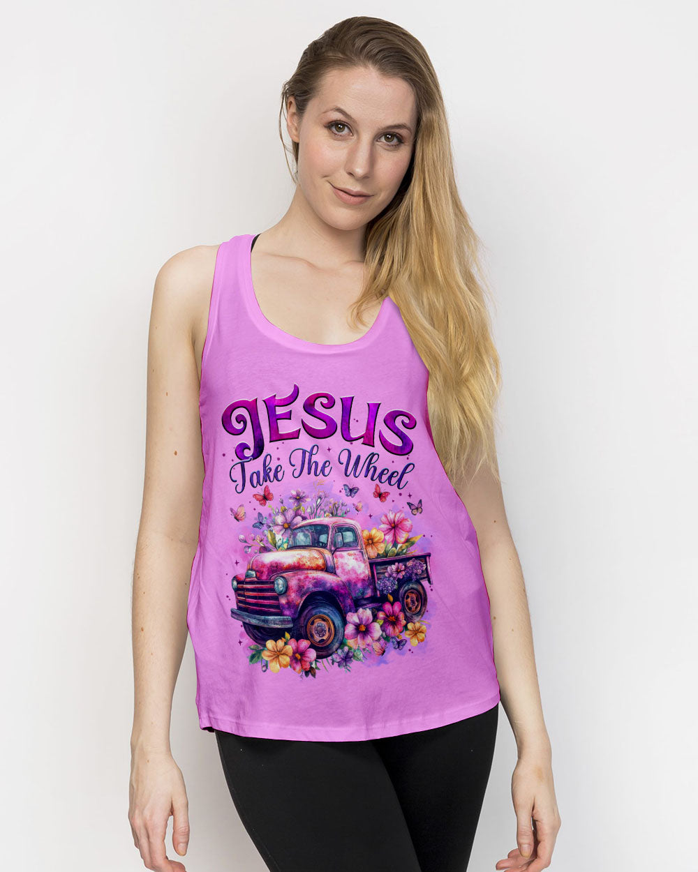 Jesus Take The Wheel Women's All Over Print Shirt - Tytm0905252