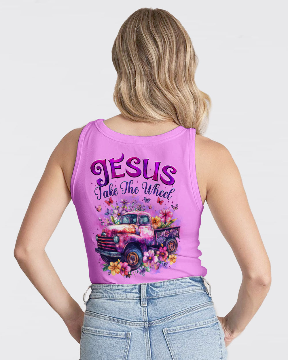 Jesus Take The Wheel Women's All Over Print Shirt - Tytm0905252