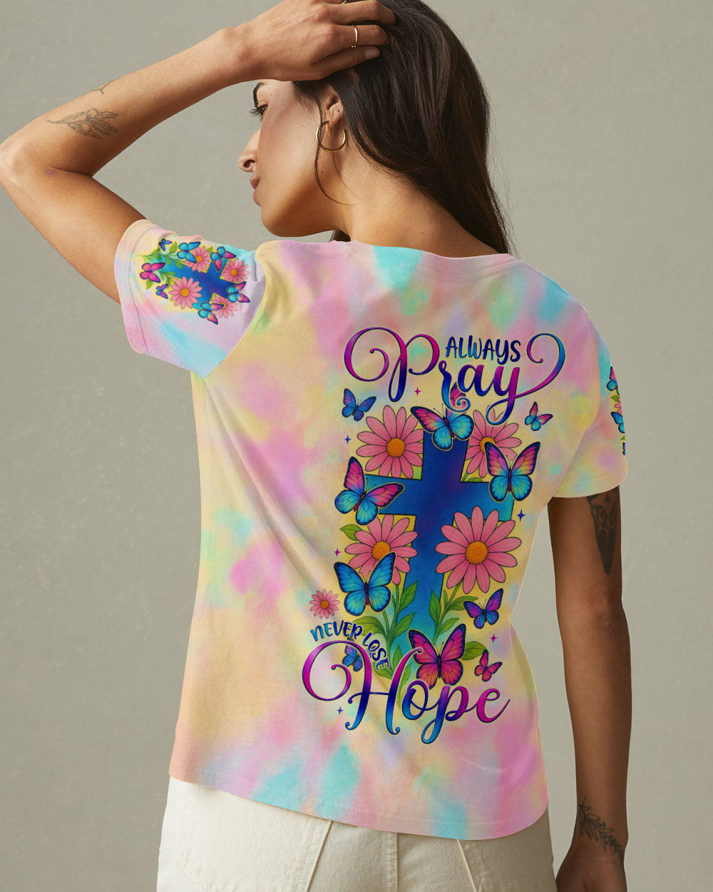 Always Pray Never Lose Hope Women's All Over Print Shirt - Tytm1905252