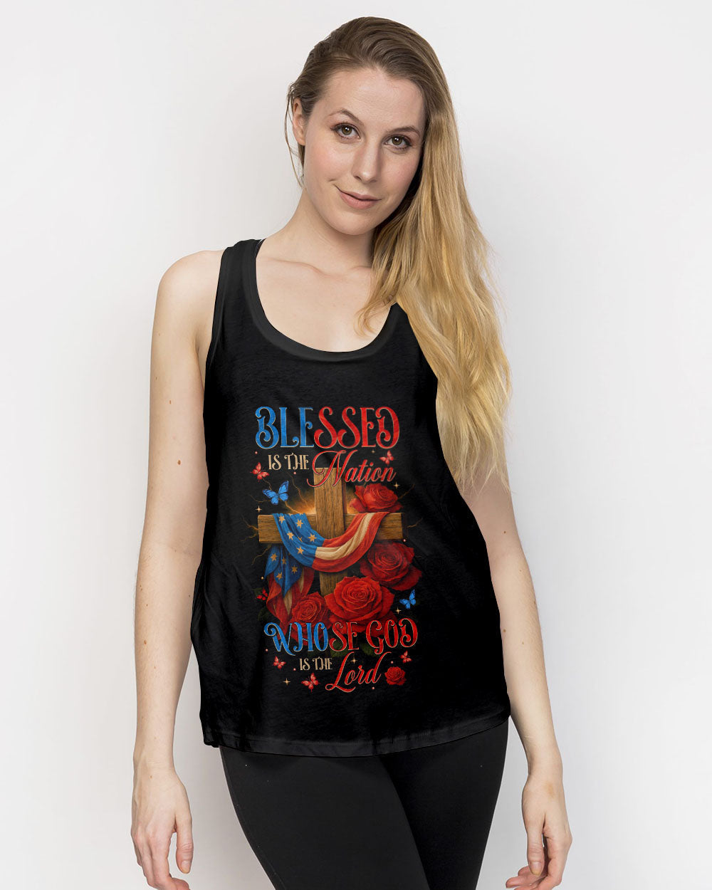 Blessed Is The Nation Whose God Is The Lord Women's All Over Print Shirt - Tytm1905253