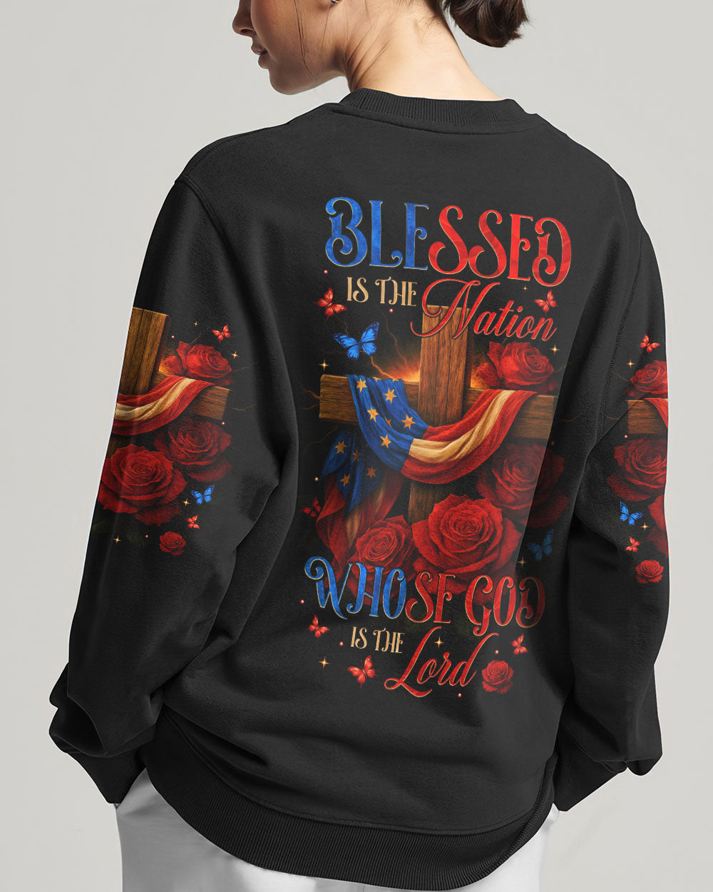 Blessed Is The Nation Whose God Is The Lord Women's All Over Print Shirt - Tytm1905253