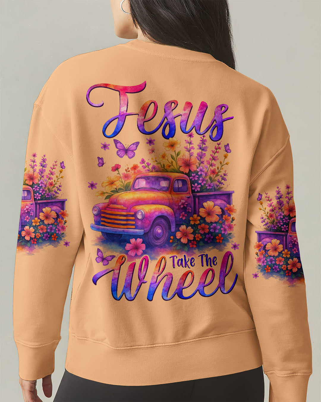 Jesus Take The Wheel Women's All Over Print Shirt - Tytm2005251
