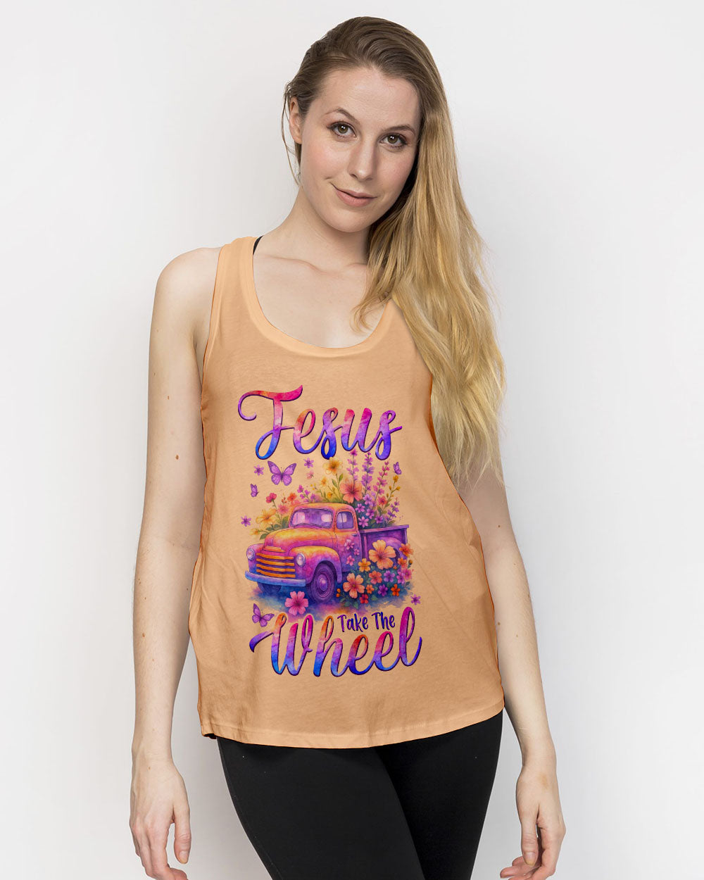 Jesus Take The Wheel Women's All Over Print Shirt - Tytm2005251