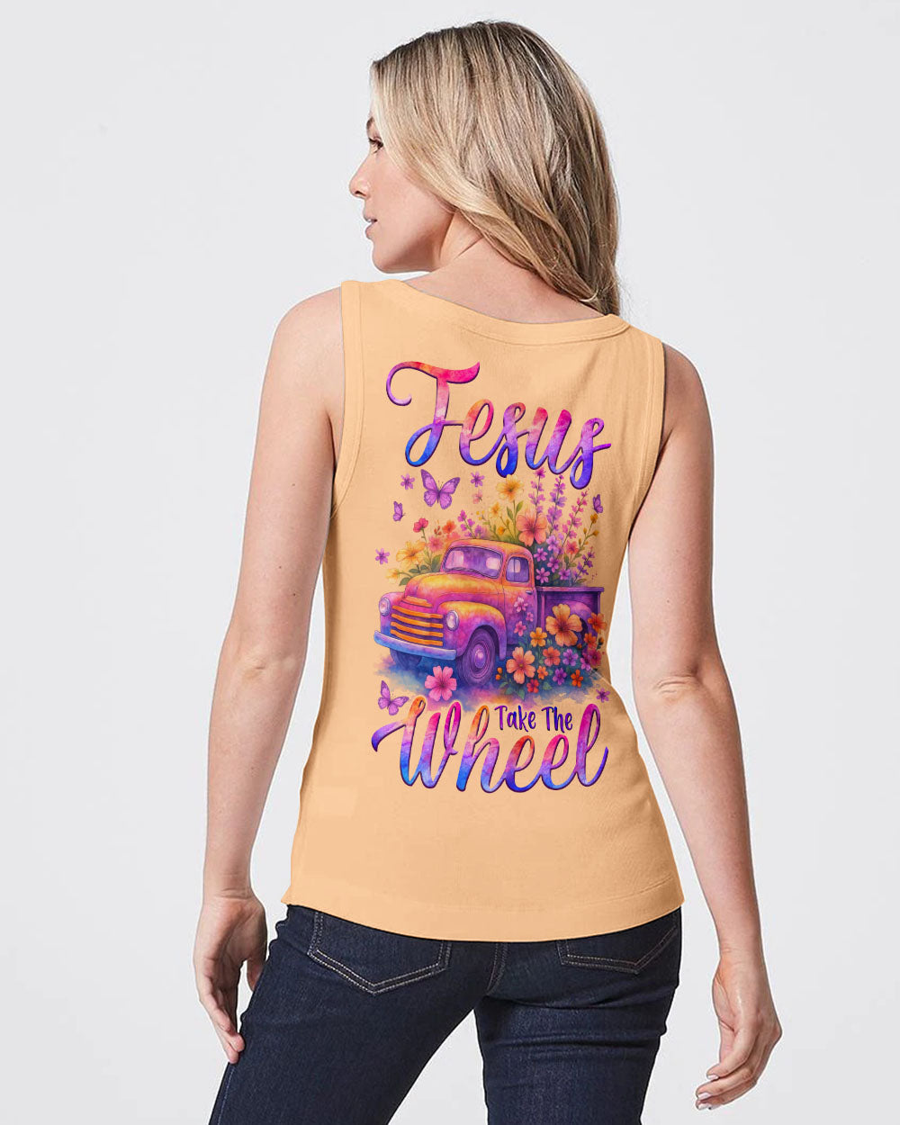Jesus Take The Wheel Women's All Over Print Shirt - Tytm2005251