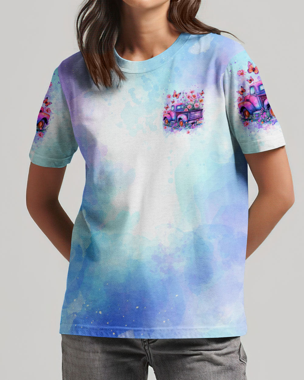 Jesus Take The Wheel Women's All Over Print Shirt - Tytm2306251