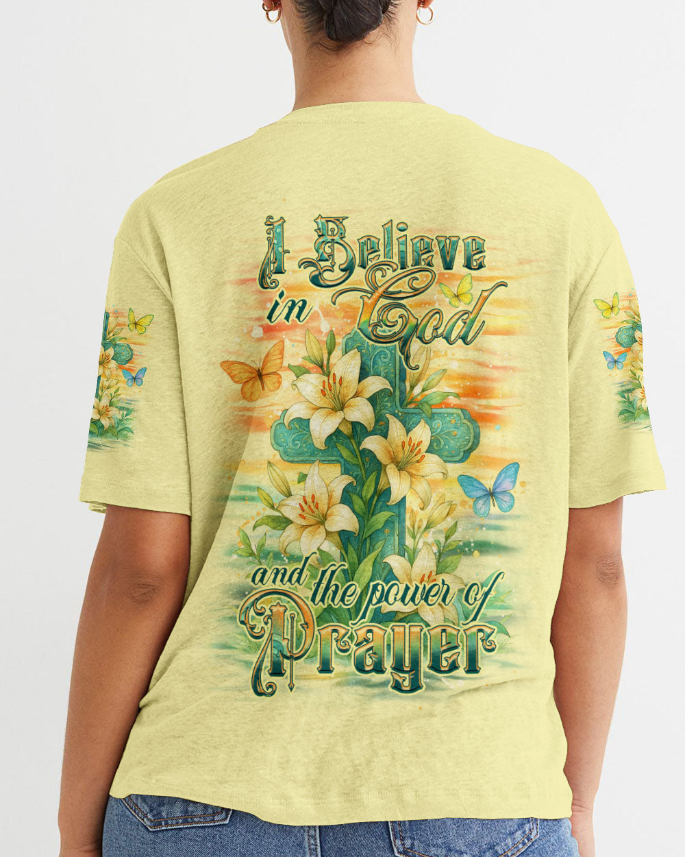 I Believe In God Women's All Over Print Shirt - Yhdu0406254