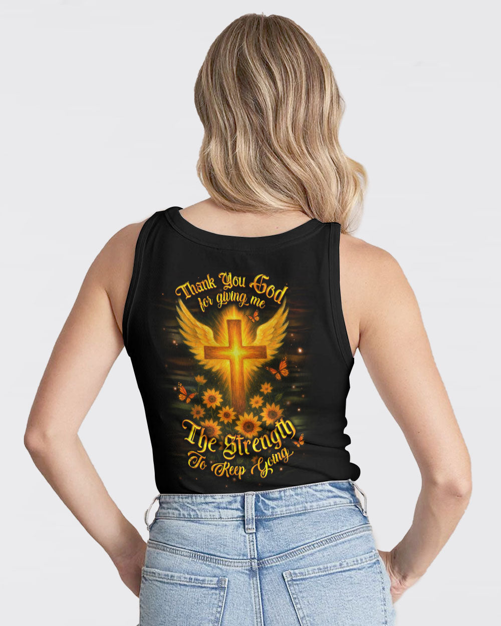 Thank You God Women's All Over Print Shirt - Yhdu0505252