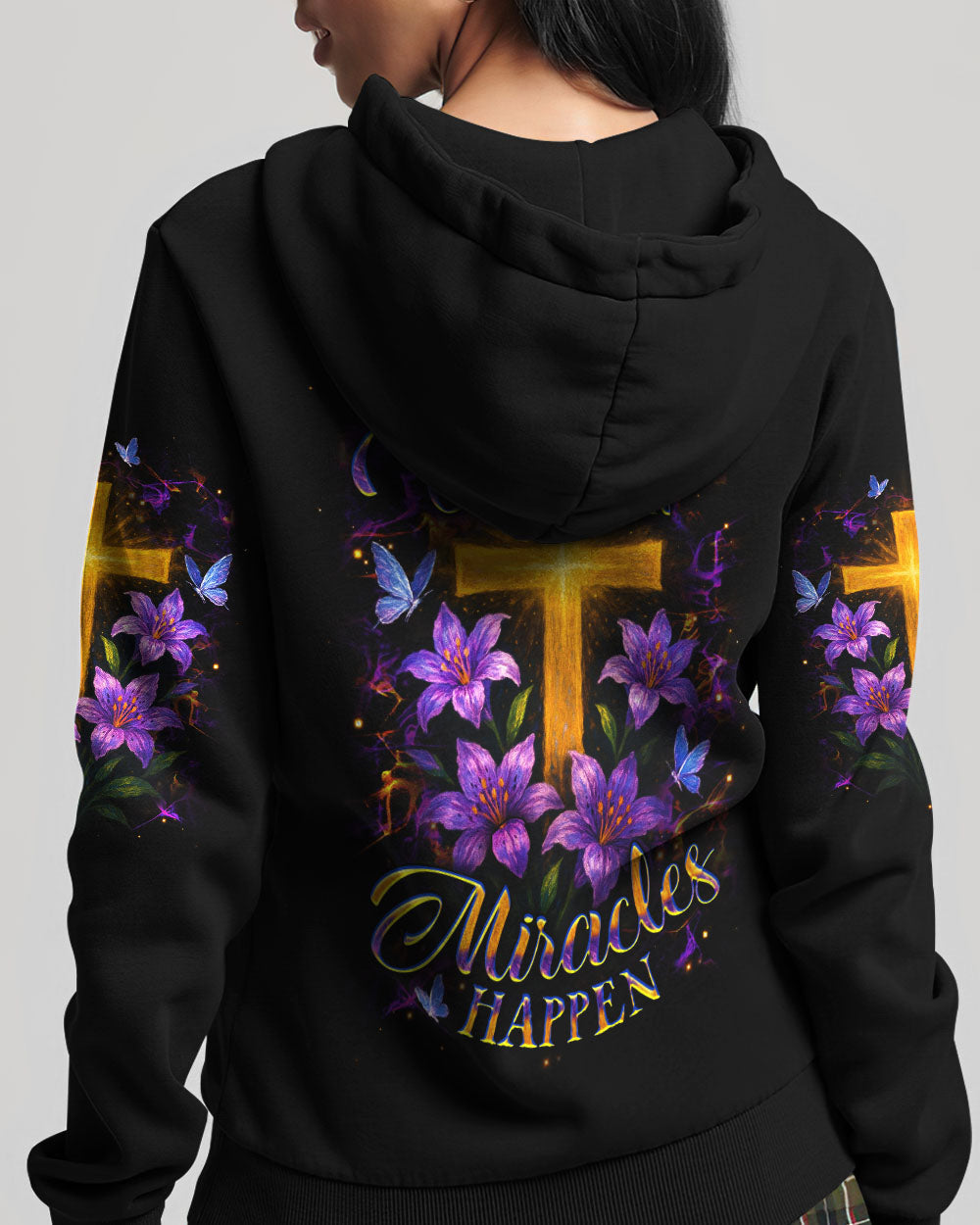 When God Steps In Miracles Happen Women's All Over Print Shirt - Yhdu0605251