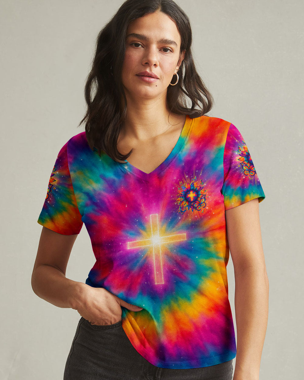 I Believe In God Women's All Over Print Shirt - Yhdu1306253
